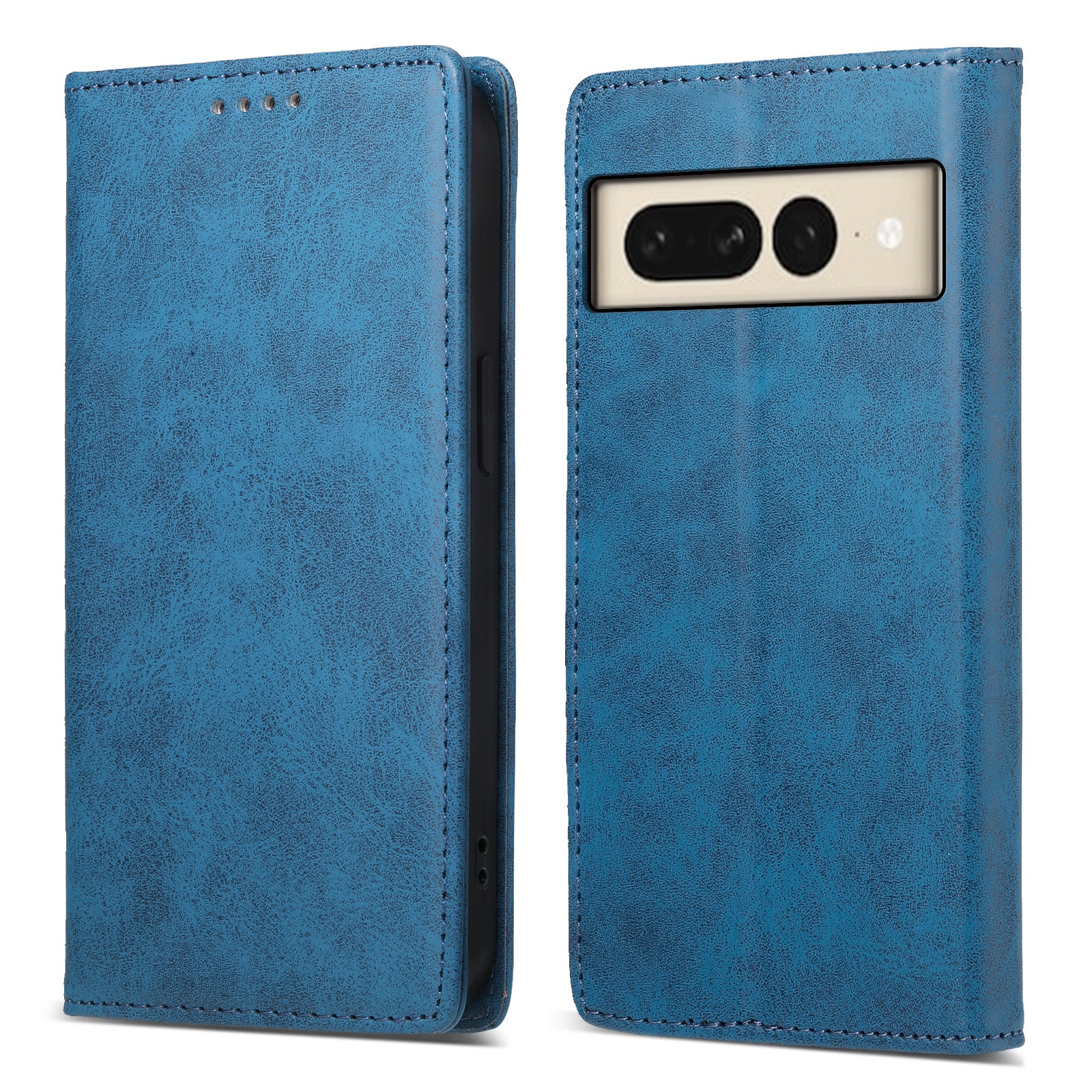 DF-05 For Google Pixel 8 Pro Business Solid Color Leather Phone Case RFID Blocking Wallet Stand Cover