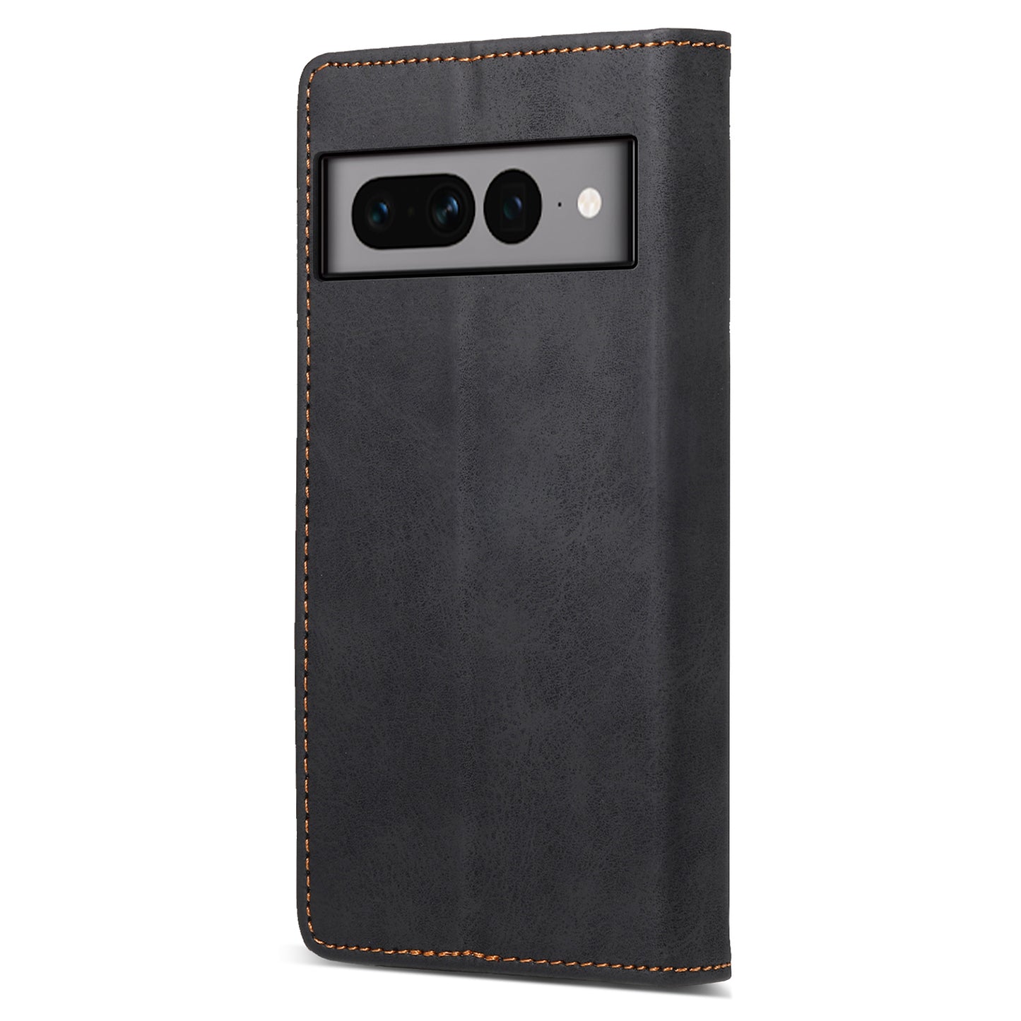 DF-05 For Google Pixel 7 Pro 5G Fully Wrapped Leather Phone Case RFID Blocking Wallet Stand Cover