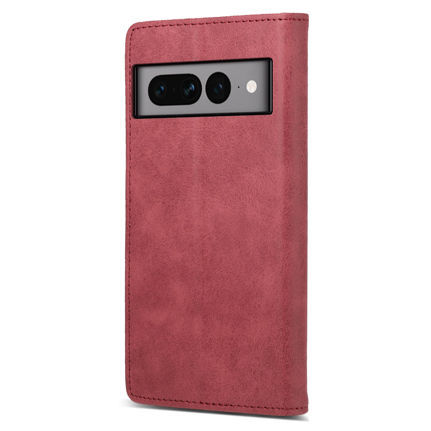 DF-05 For Google Pixel 7 Pro 5G Fully Wrapped Leather Phone Case RFID Blocking Wallet Stand Cover