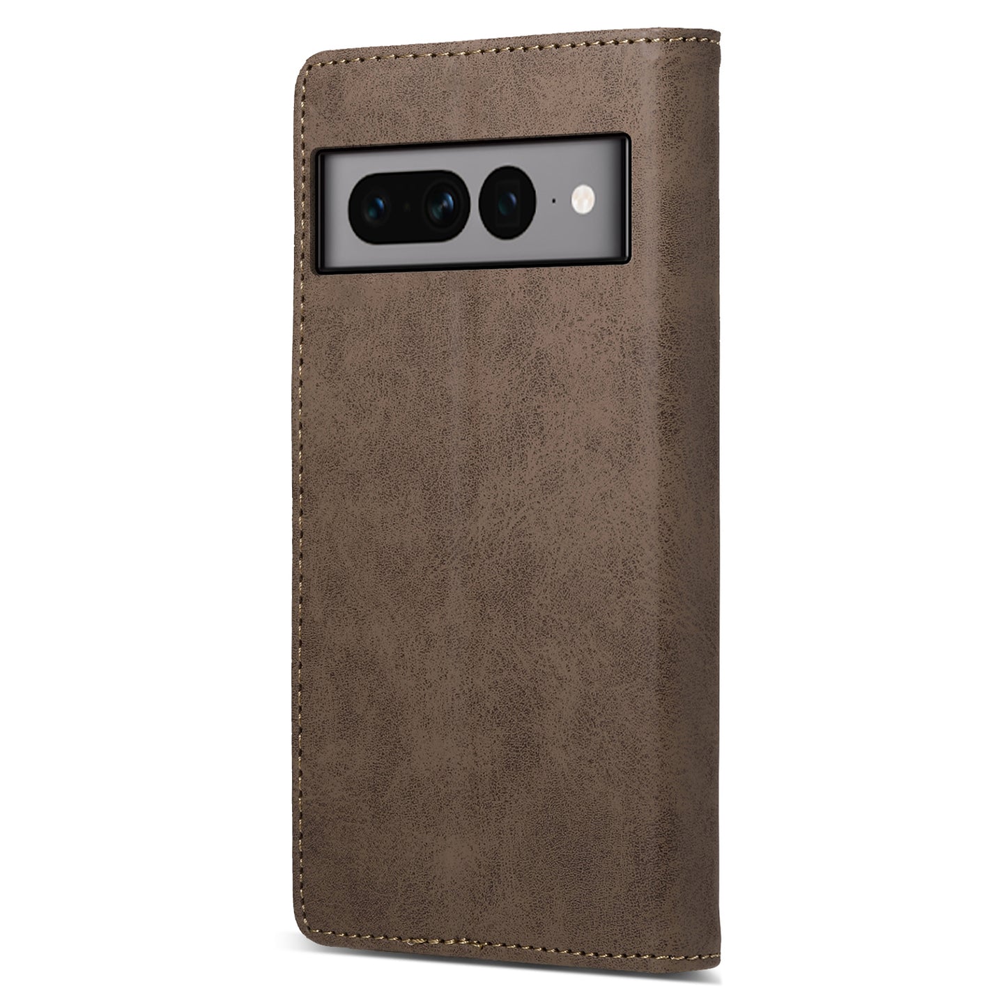 DF-05 For Google Pixel 7 Pro 5G Fully Wrapped Leather Phone Case RFID Blocking Wallet Stand Cover