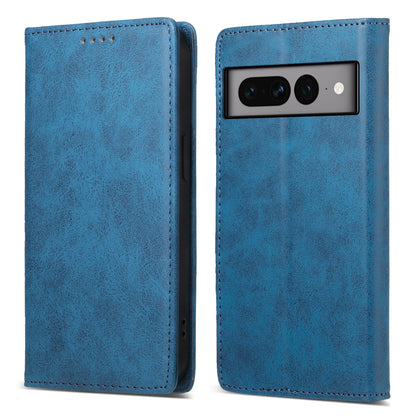 DF-05 For Google Pixel 7 Pro 5G Fully Wrapped Leather Phone Case RFID Blocking Wallet Stand Cover