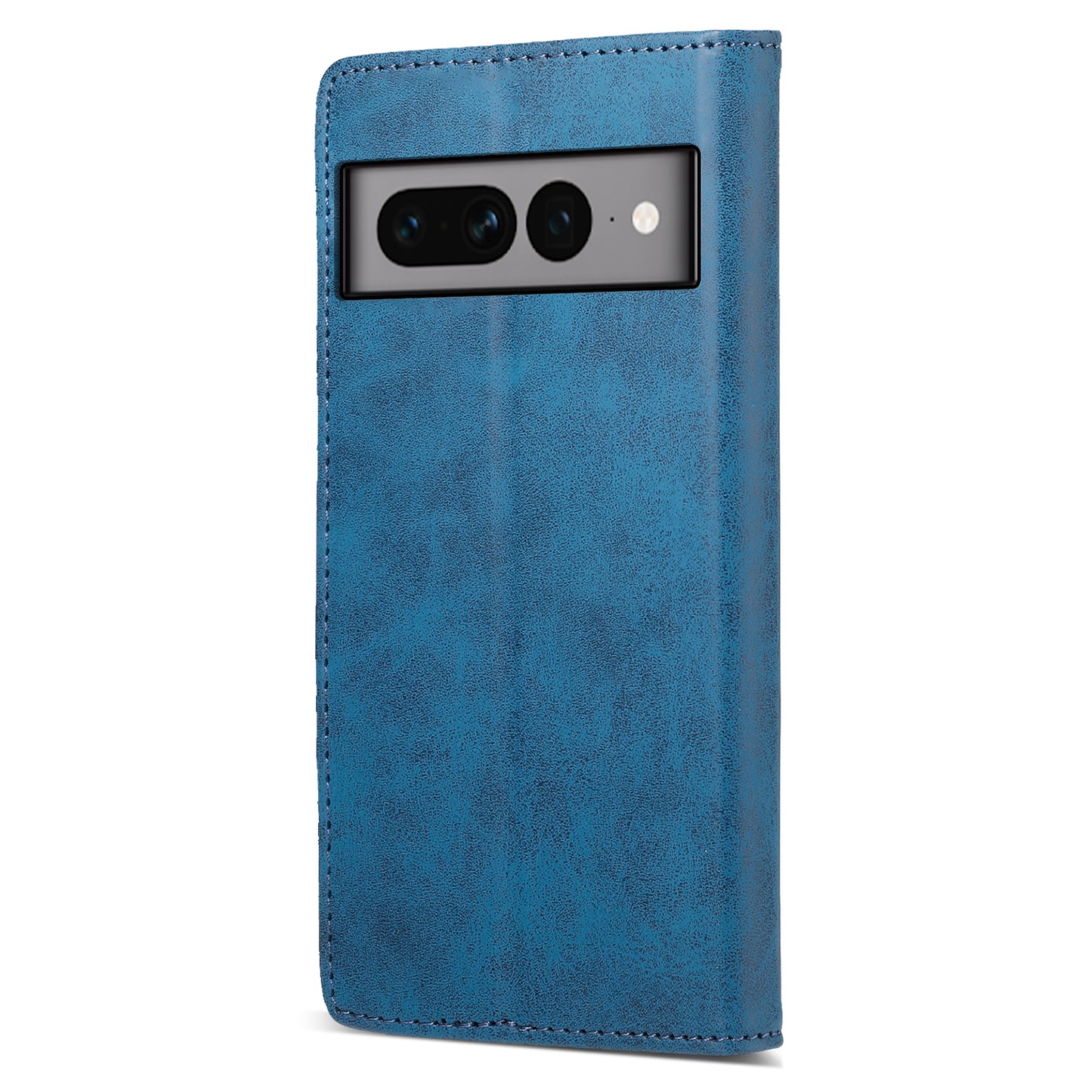 DF-05 For Google Pixel 7 Pro 5G Fully Wrapped Leather Phone Case RFID Blocking Wallet Stand Cover