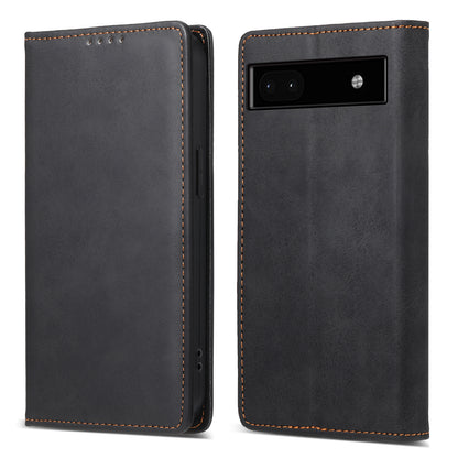 DF-05 For Google Pixel 6a PU Leather Shockproof Phone Case RFID Blocking Wallet Stand Cover