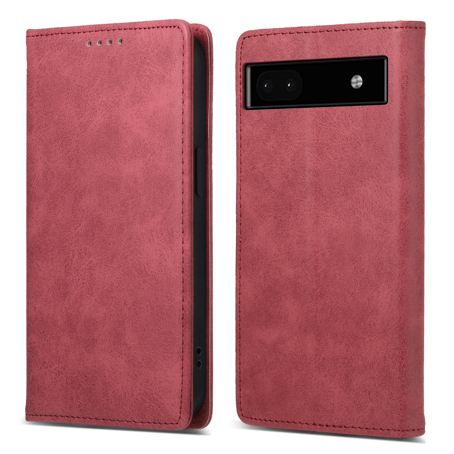 DF-05 For Google Pixel 6a PU Leather Shockproof Phone Case RFID Blocking Wallet Stand Cover