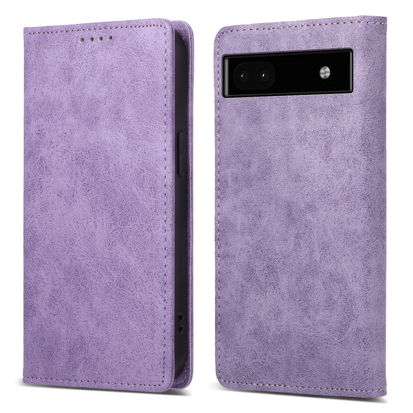 DF-05 For Google Pixel 6a PU Leather Shockproof Phone Case RFID Blocking Wallet Stand Cover