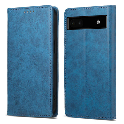 DF-05 For Google Pixel 6a PU Leather Shockproof Phone Case RFID Blocking Wallet Stand Cover