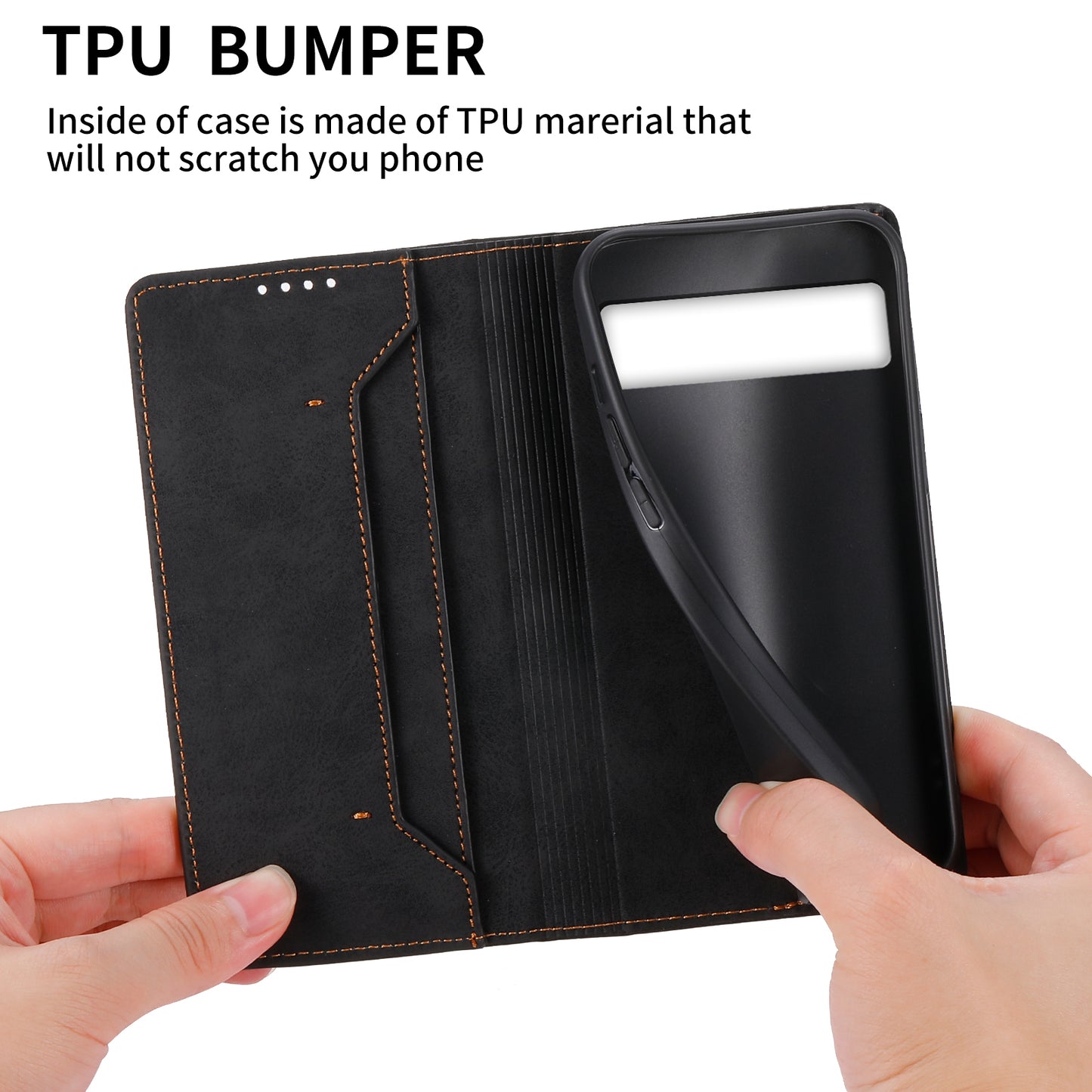 DF-05 For Google Pixel 7 5G RFID Blocking Wallet Stand Cover PU Leather Shockproof Phone Case
