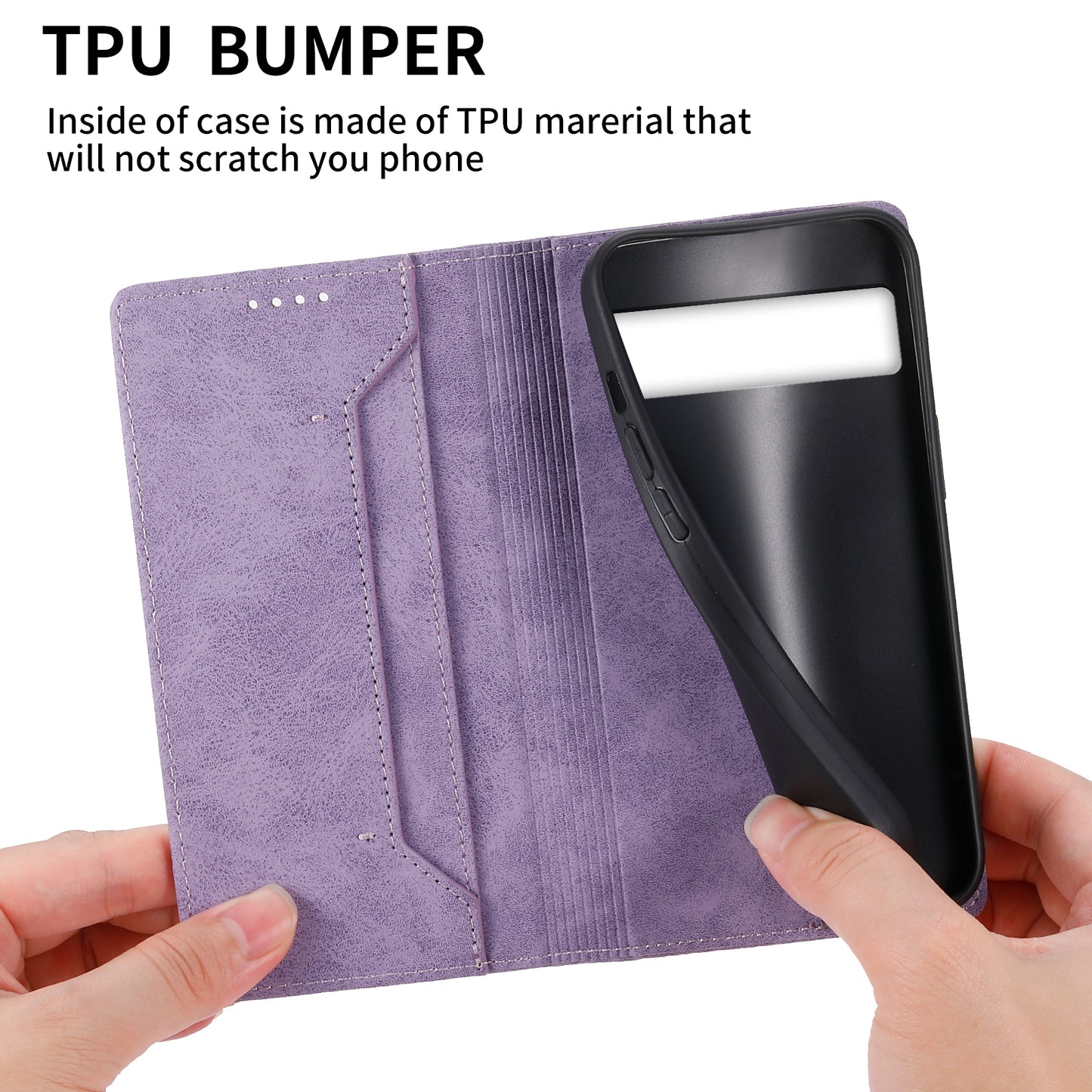 DF-05 For Google Pixel 7 5G RFID Blocking Wallet Stand Cover PU Leather Shockproof Phone Case