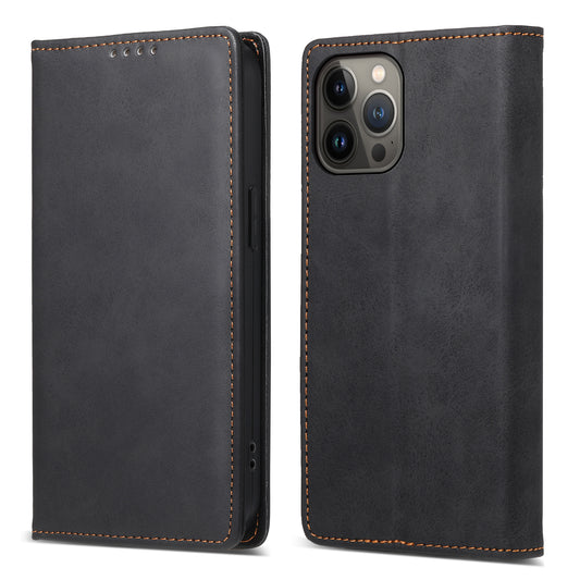 DF-05 For iPhone 13 Pro Max 6.7 inch Protector Cover RFID Blocking Wallet Stand Leather Phone Case