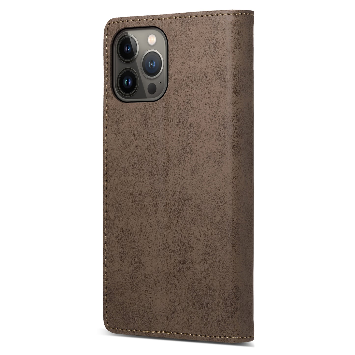 DF-05 For iPhone 13 Pro Max 6.7 inch Protector Cover RFID Blocking Wallet Stand Leather Phone Case