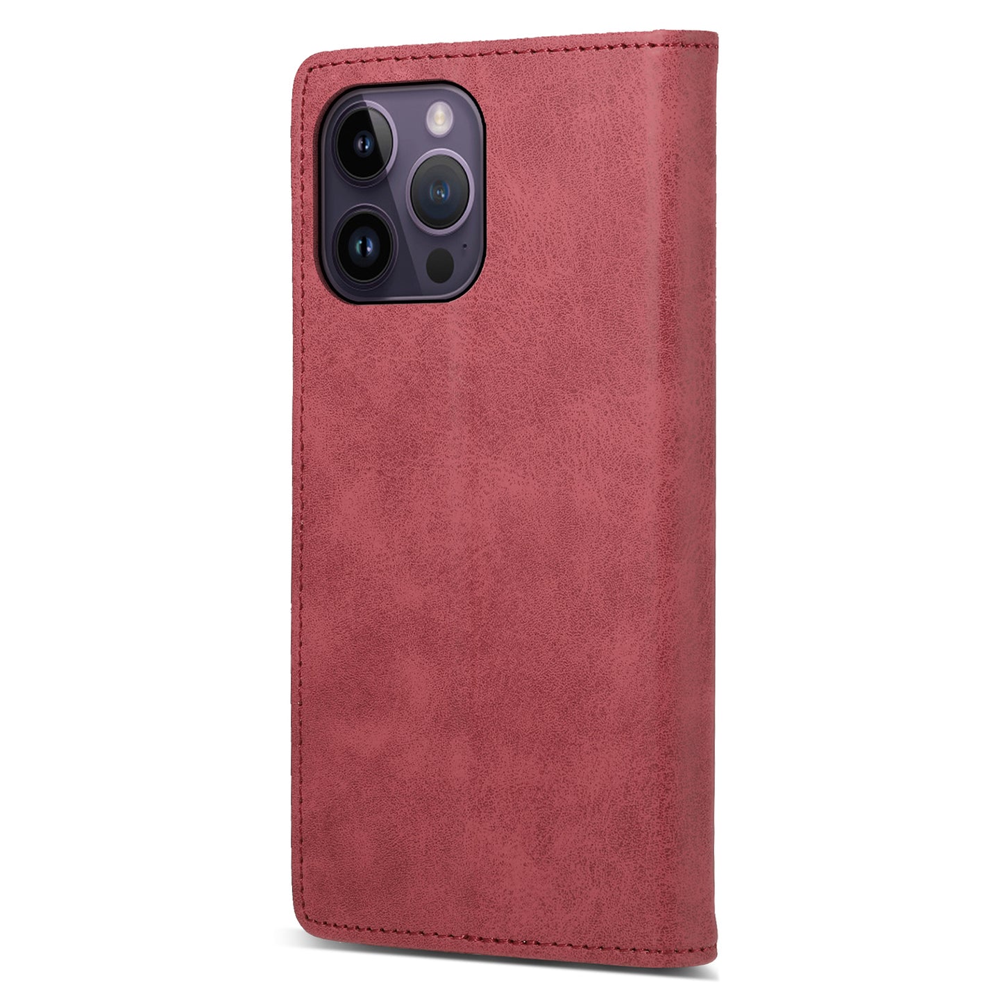 DF-05 for iPhone 14 Pro Max RFID Blocking Phone Case PU Leather Wallet Stand Business Cover