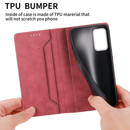 DF-05 PU Leather Phone Case for Samsung Galaxy A32 5G / M32 5G Stand RFID Blocking Business Wallet Flip Cover