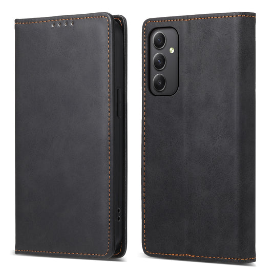 DF-05 Business Phone Case for Samsung Galaxy A34 5G , PU Leather Stand RFID Blocking Wallet Cover