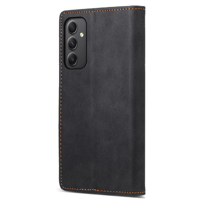 DF-05 Business Phone Case for Samsung Galaxy A34 5G , PU Leather Stand RFID Blocking Wallet Cover