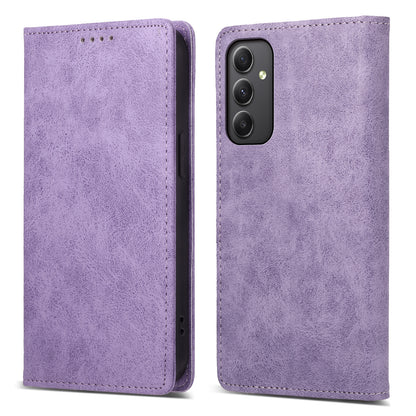 DF-05 Business Phone Case for Samsung Galaxy A34 5G , PU Leather Stand RFID Blocking Wallet Cover