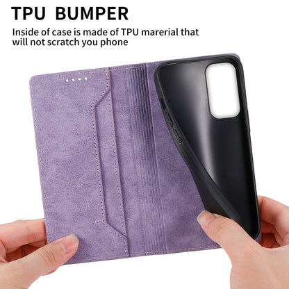 DF-05 Business Phone Case for Samsung Galaxy A34 5G , PU Leather Stand RFID Blocking Wallet Cover