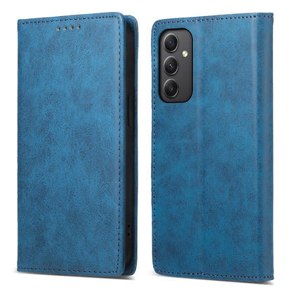 DF-05 Business Phone Case for Samsung Galaxy A34 5G , PU Leather Stand RFID Blocking Wallet Cover