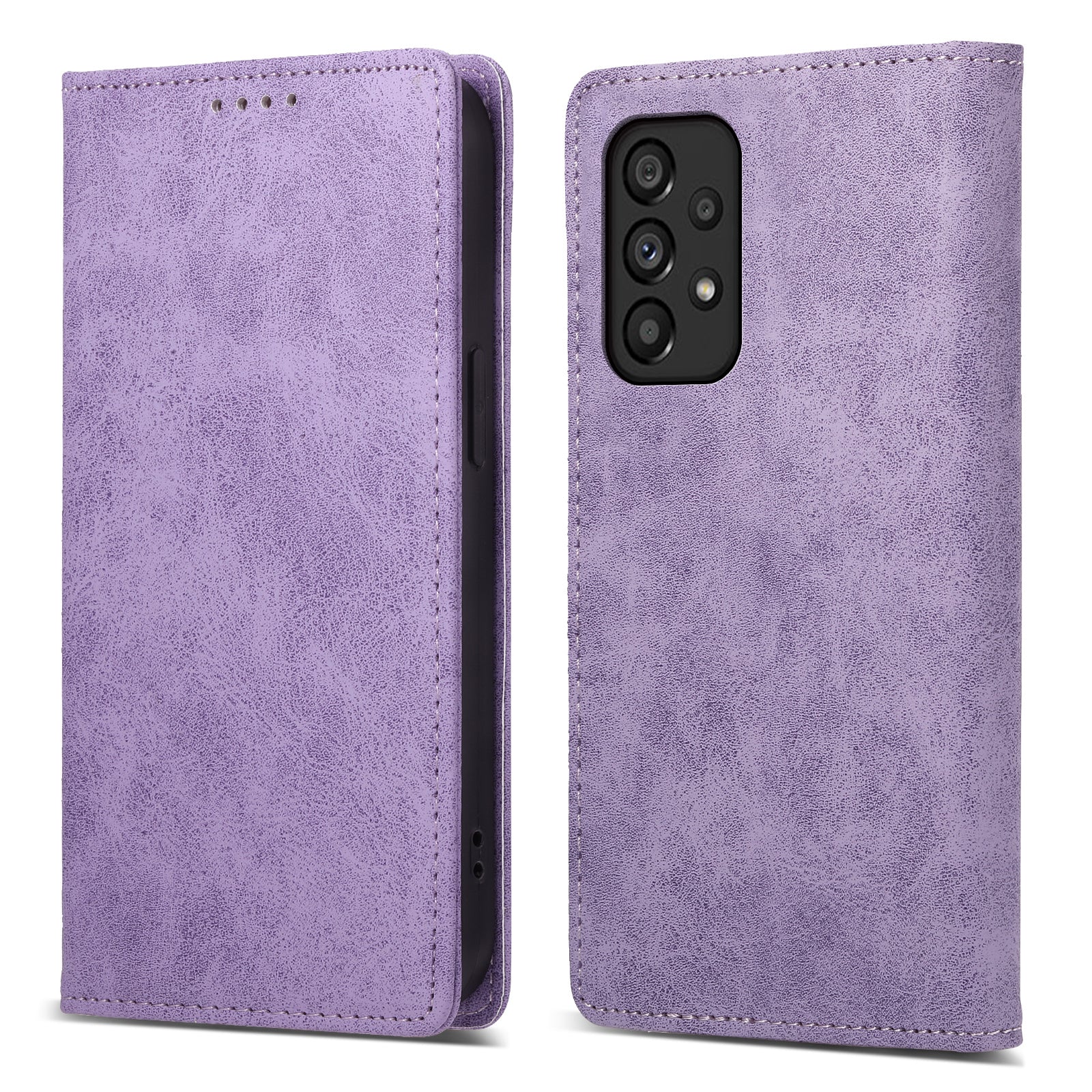 DF-05 For Samsung Galaxy A53 5G RFID Blocking PU Leather Phone Case Stand Wallet Cover