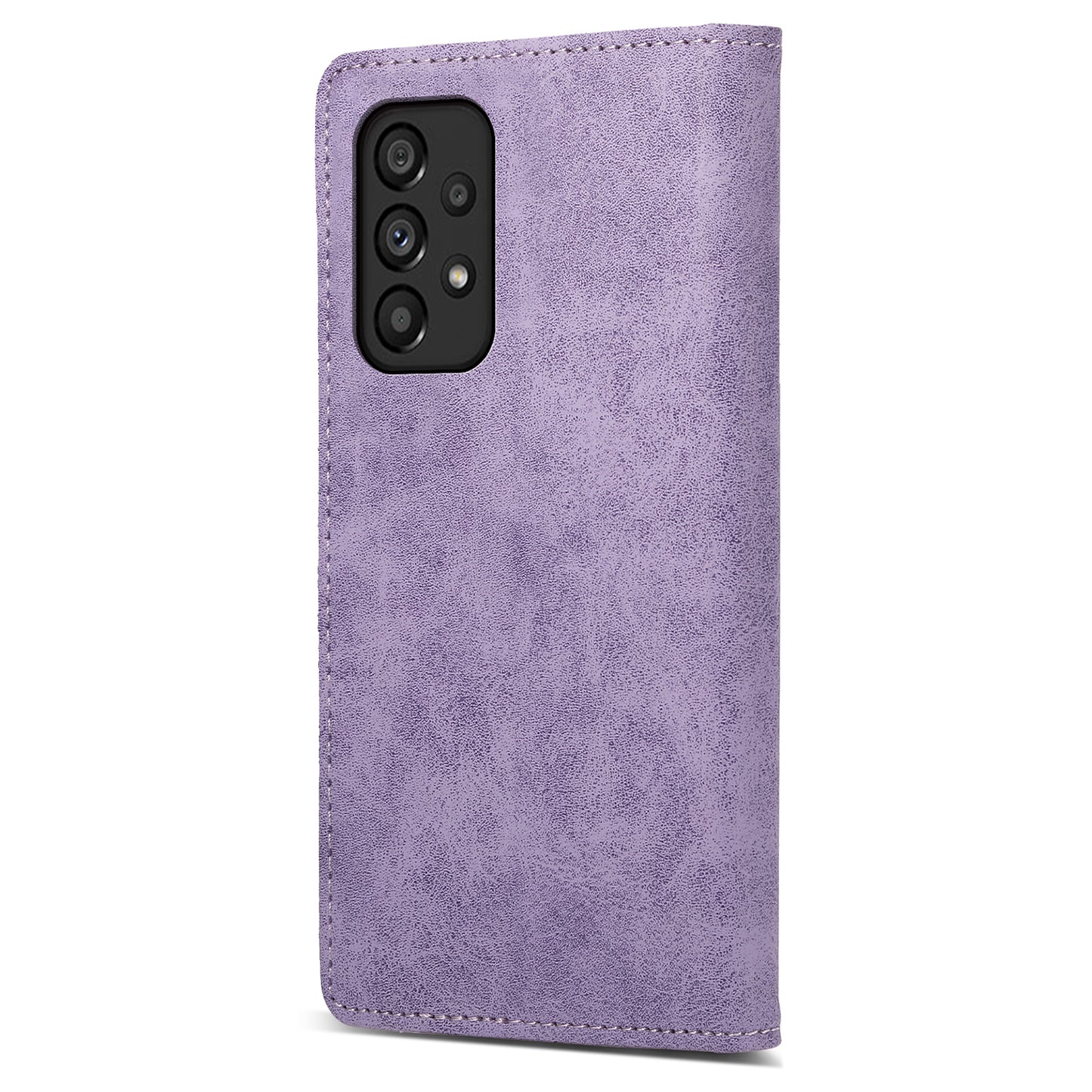 DF-05 For Samsung Galaxy A53 5G RFID Blocking PU Leather Phone Case Stand Wallet Cover