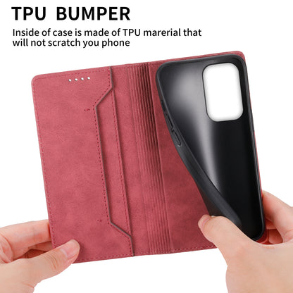 DF-05 For Samsung Galaxy A33 5G PU Leather Case Stand Wallet Phone Cover with RFID Blocking