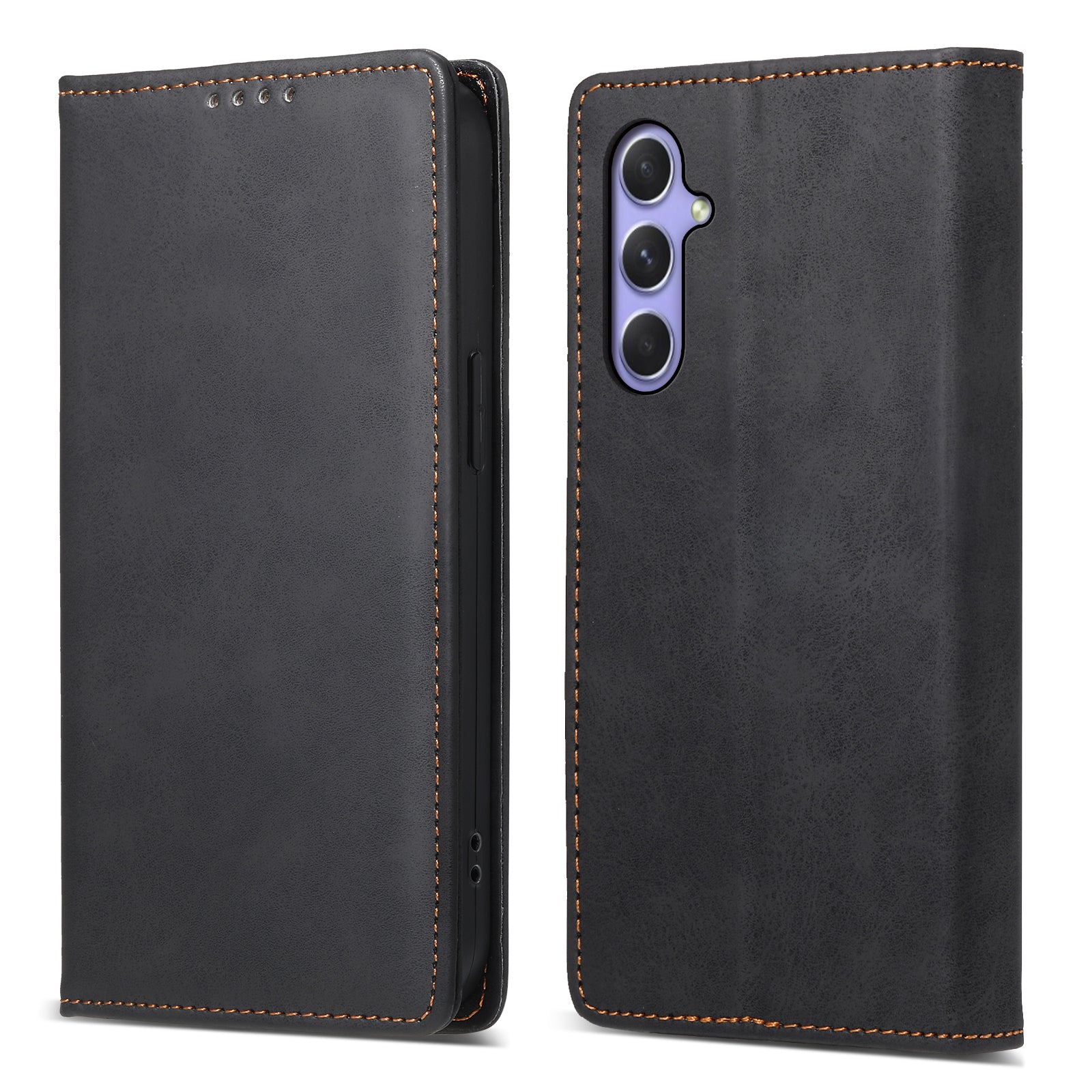 DF-05 For Samsung Galaxy A54 5G RFID Blocking Stand Phone Case Wallet Anti-drop Leather Cover