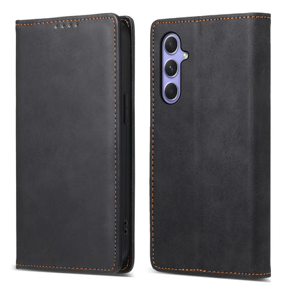 DF-05 For Samsung Galaxy A54 5G RFID Blocking Stand Phone Case Wallet Anti-drop Leather Cover