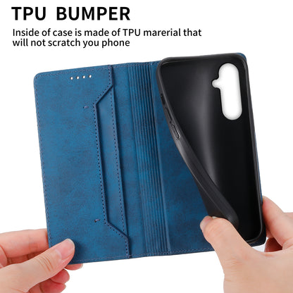 DF-05 For Samsung Galaxy A54 5G RFID Blocking Stand Phone Case Wallet Anti-drop Leather Cover