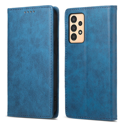 DF-05 For Samsung Galaxy A13 4G / 5G Magnetic Closure Leather Case RFID Blocking Stand Wallet Phone Cover