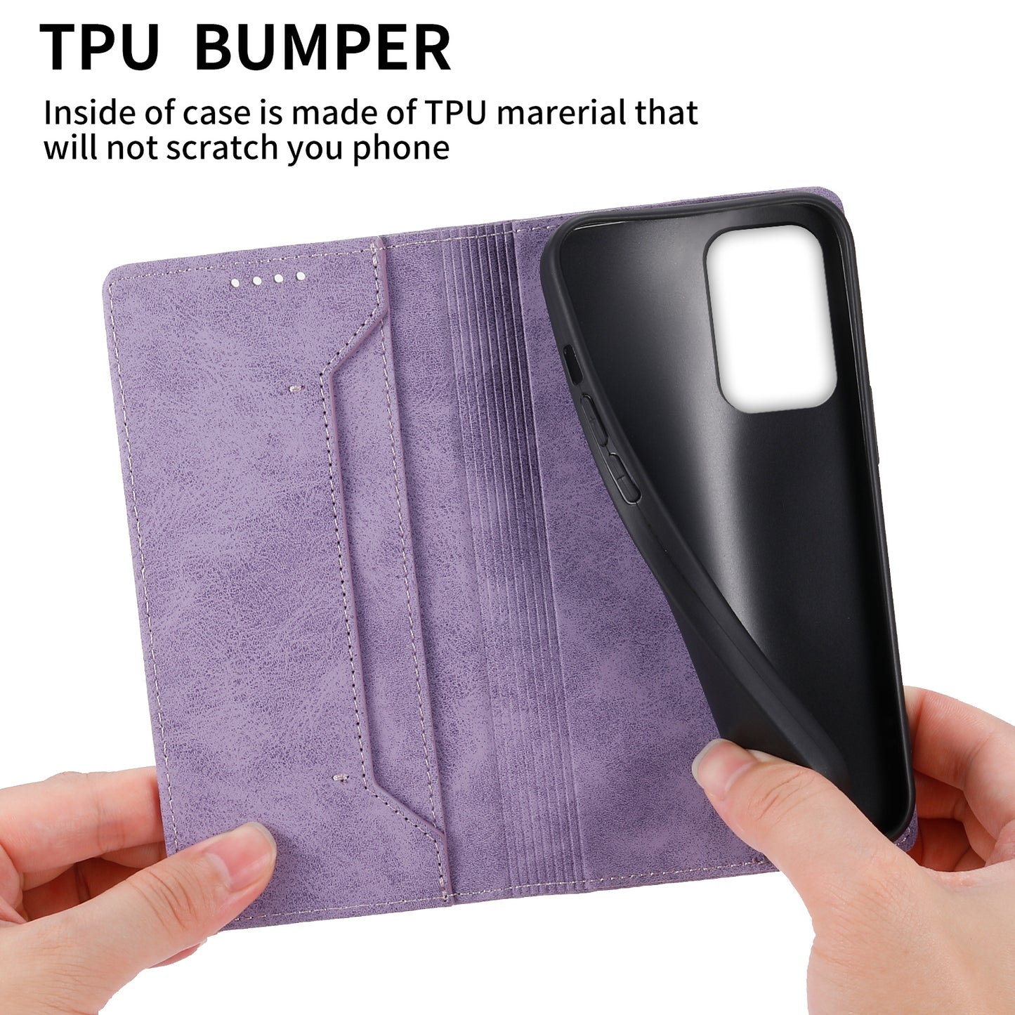 DF-05 For Samsung Galaxy A23 5G (Global Version) / A23 4G Wallet Phone Leather Case RFID Blocking Stand Phone Cover