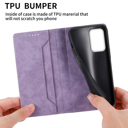 DF-05 For Samsung Galaxy A23 5G (Global Version) / A23 4G Wallet Phone Leather Case RFID Blocking Stand Phone Cover