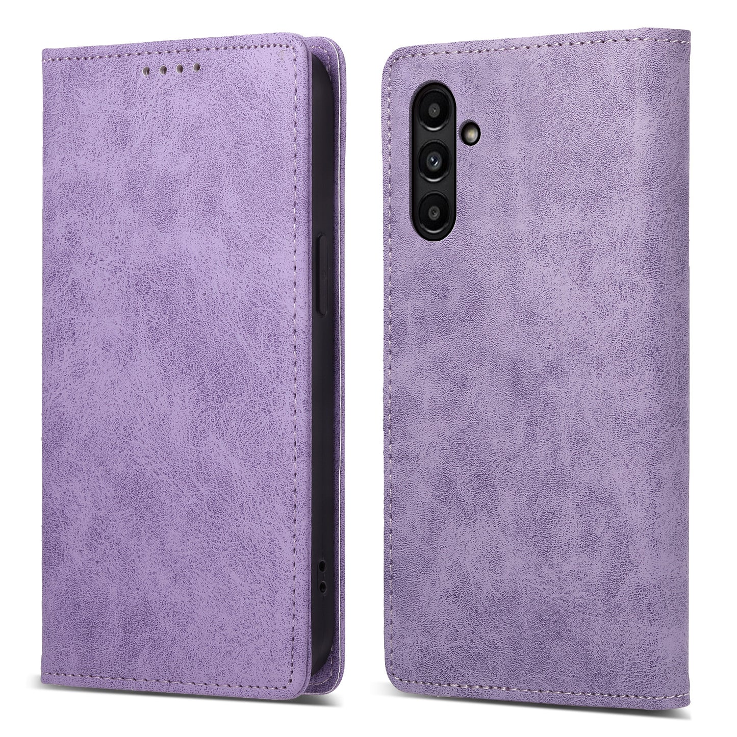 DF-05 For Samsung Galaxy A14 4G / 5G PU Leather Case RFID Blocking Phone Cover with Stand Wallet