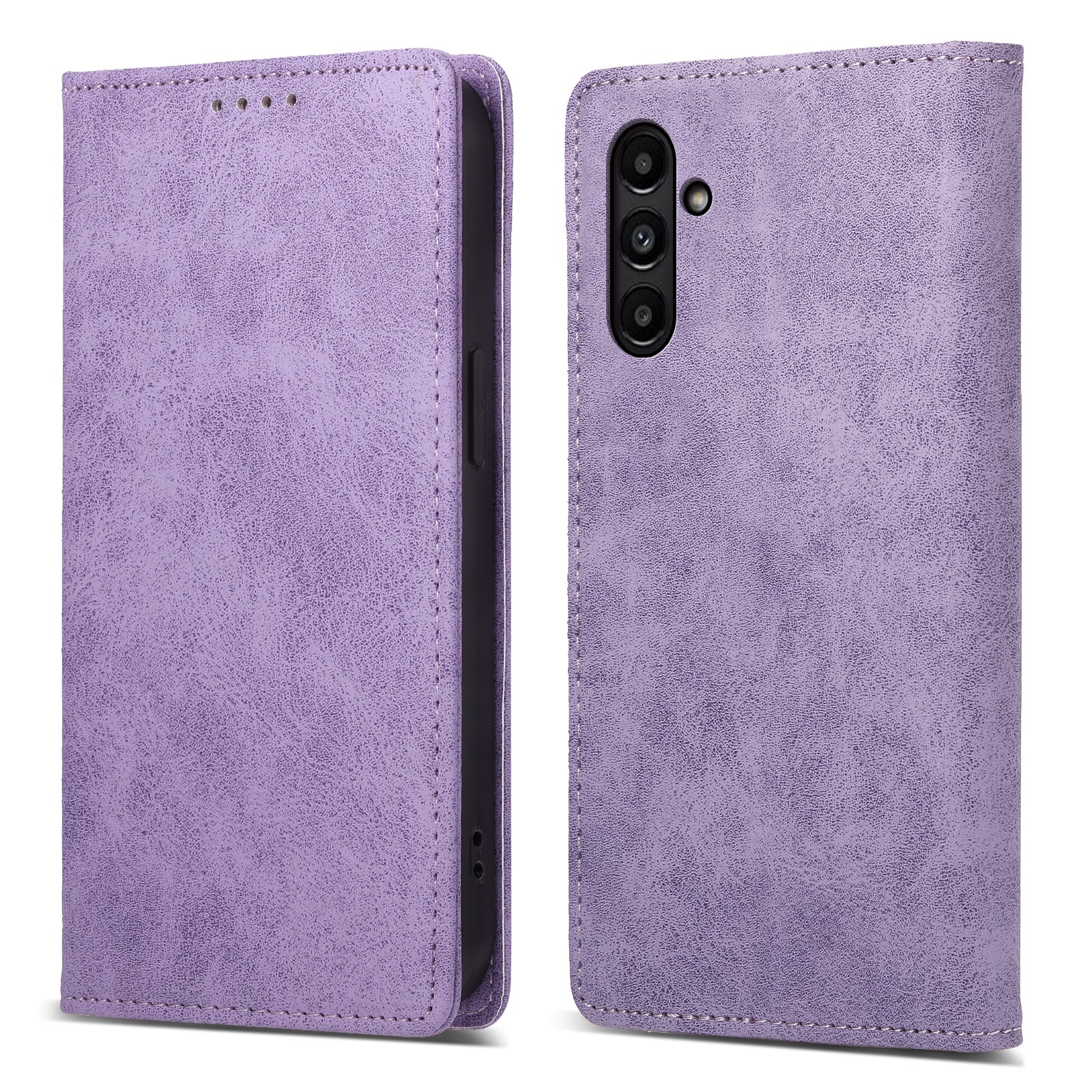 DF-05 For Samsung Galaxy A14 4G / 5G PU Leather Case RFID Blocking Phone Cover with Stand Wallet