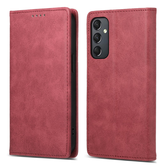 DF-05 For Samsung Galaxy A24 4G RFID Blocking Phone Case PU Leather + TPU Stand Wallet Cover