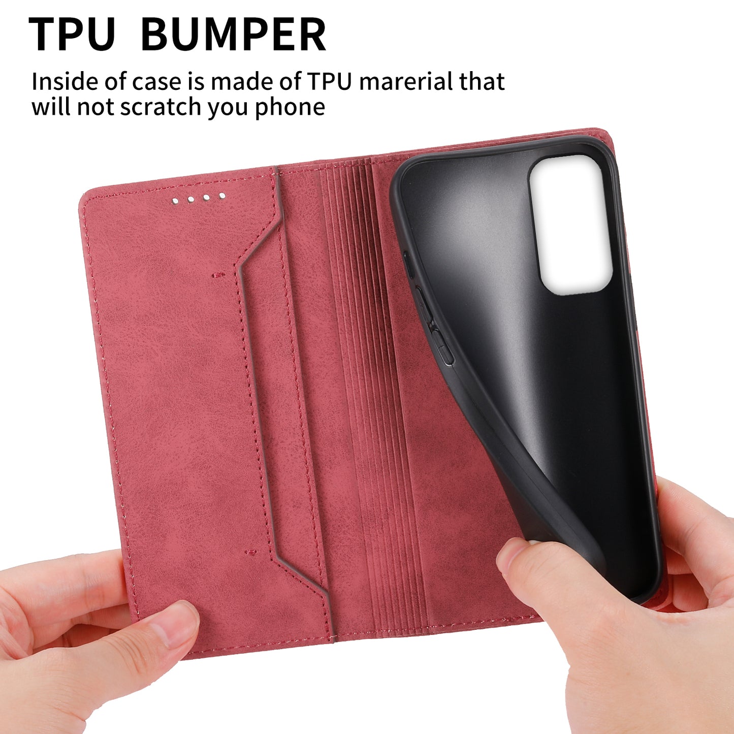 DF-05 For Samsung Galaxy A24 4G RFID Blocking Phone Case PU Leather + TPU Stand Wallet Cover