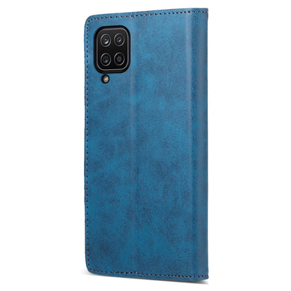 DF-05 For Samsung Galaxy A12 Stand PU Leather Phone Cover RFID Blocking Wallet Phone Case