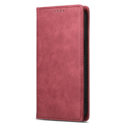 DF-05 For Samsung Galaxy A22 5G (EU Version) RFID Blocking Phone Case Leather Wallet Stand Anti-drop Cover