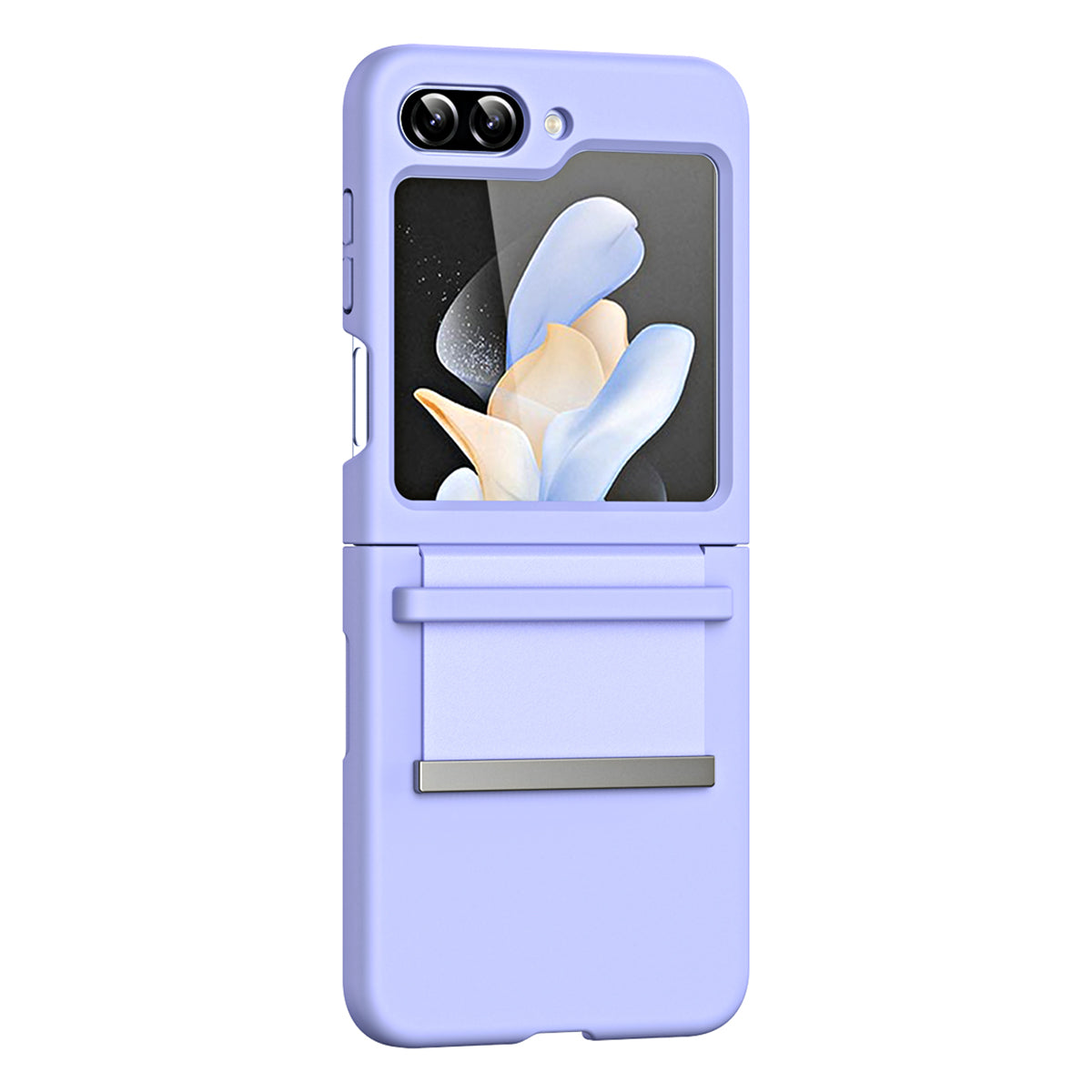For Samsung Galaxy Z Flip5 5G Hard PC Phone Case Retractable Strap Hinge Protection Phone Cover