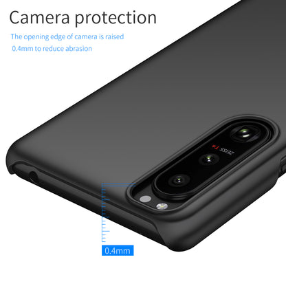 For Sony Xperia 5 III 5G Hard PC Back Cover Solid Color Anti-scratch Phone Case