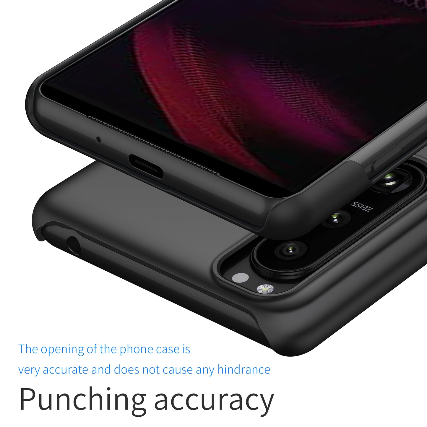 For Sony Xperia 5 III 5G Hard PC Back Cover Solid Color Anti-scratch Phone Case