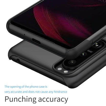 For Sony Xperia 5 III 5G Hard PC Back Cover Solid Color Anti-scratch Phone Case