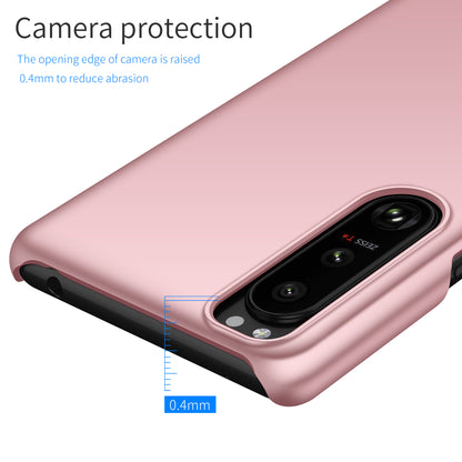 For Sony Xperia 5 III 5G Hard PC Back Cover Solid Color Anti-scratch Phone Case