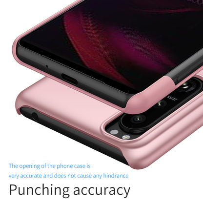 For Sony Xperia 5 III 5G Hard PC Back Cover Solid Color Anti-scratch Phone Case