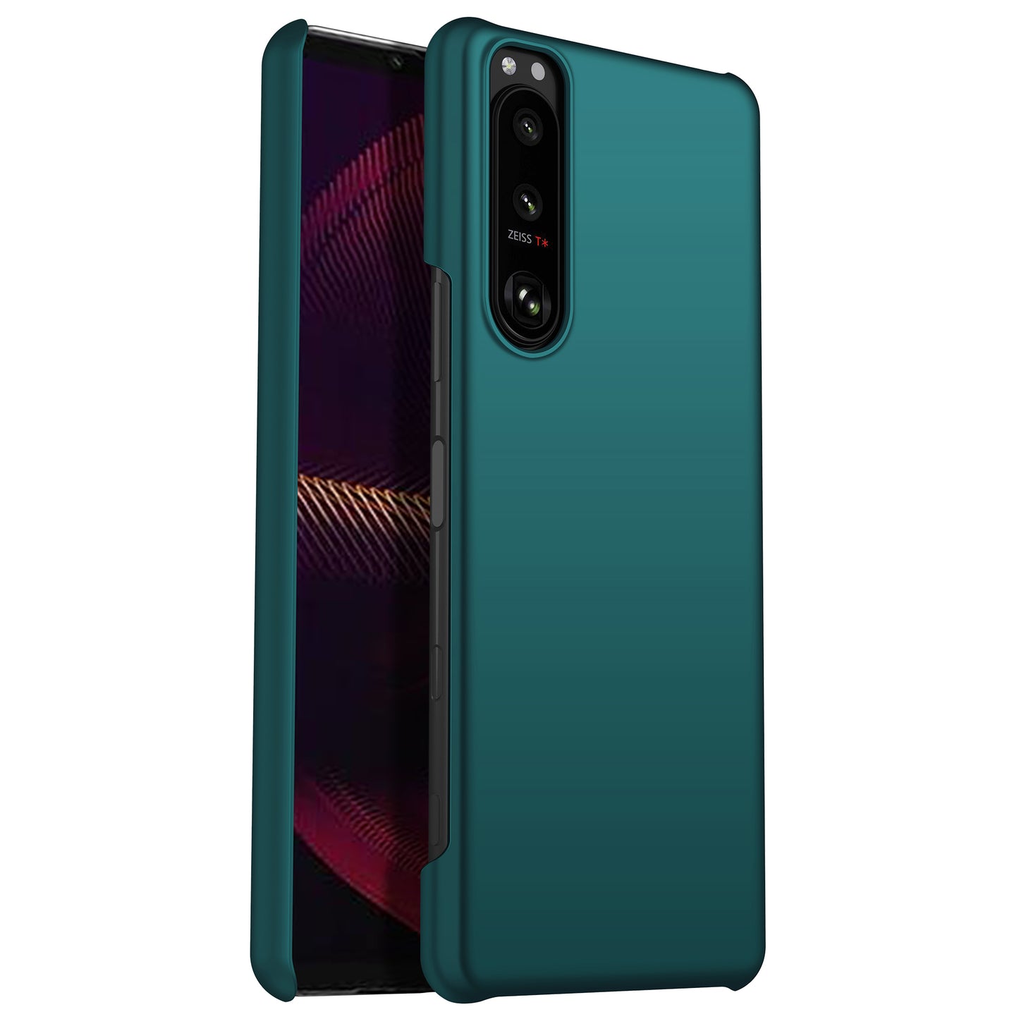 For Sony Xperia 5 III 5G Hard PC Back Cover Solid Color Anti-scratch Phone Case