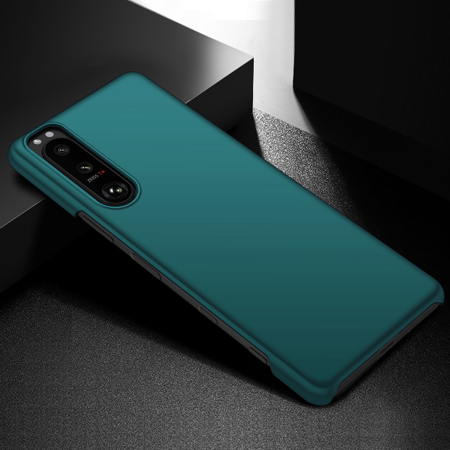 For Sony Xperia 5 III 5G Hard PC Back Cover Solid Color Anti-scratch Phone Case