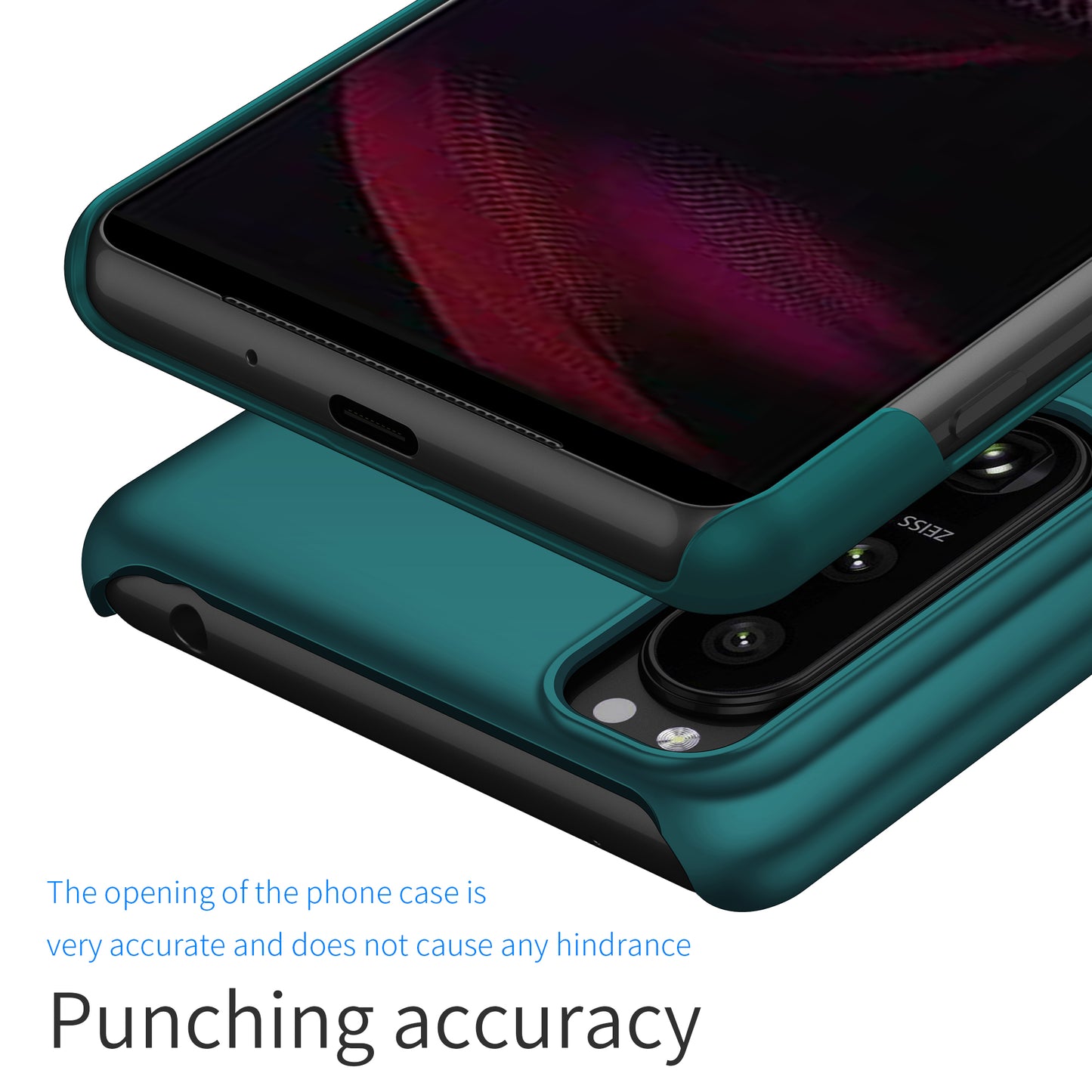 For Sony Xperia 5 III 5G Hard PC Back Cover Solid Color Anti-scratch Phone Case