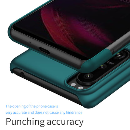 For Sony Xperia 5 III 5G Hard PC Back Cover Solid Color Anti-scratch Phone Case