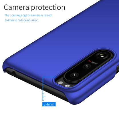 For Sony Xperia 5 III 5G Hard PC Back Cover Solid Color Anti-scratch Phone Case