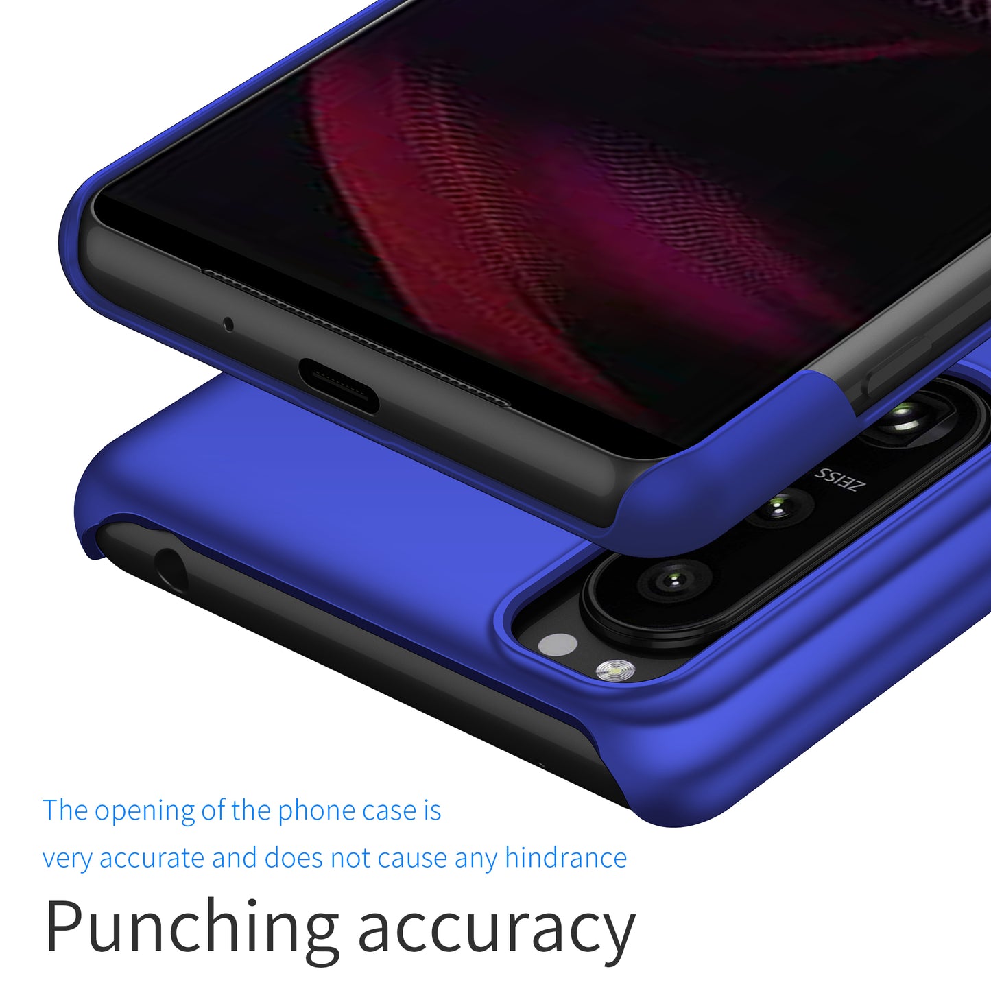 For Sony Xperia 5 III 5G Hard PC Back Cover Solid Color Anti-scratch Phone Case