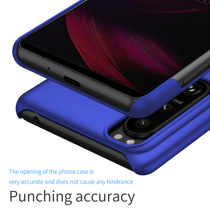 For Sony Xperia 5 III 5G Hard PC Back Cover Solid Color Anti-scratch Phone Case