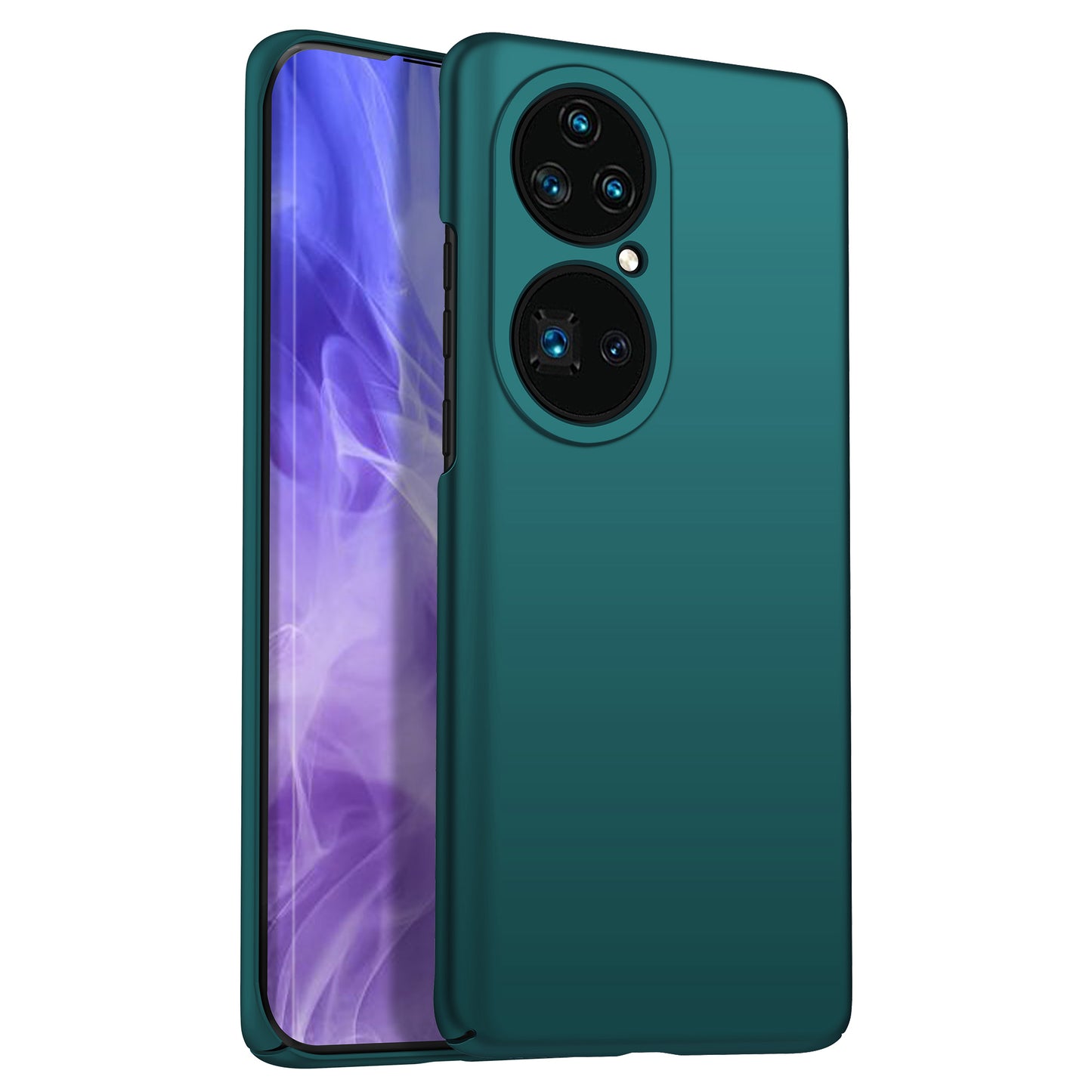 For Huawei P50 Pro 4G Solid Color Phone Case Hard PC Drop-proof Cover